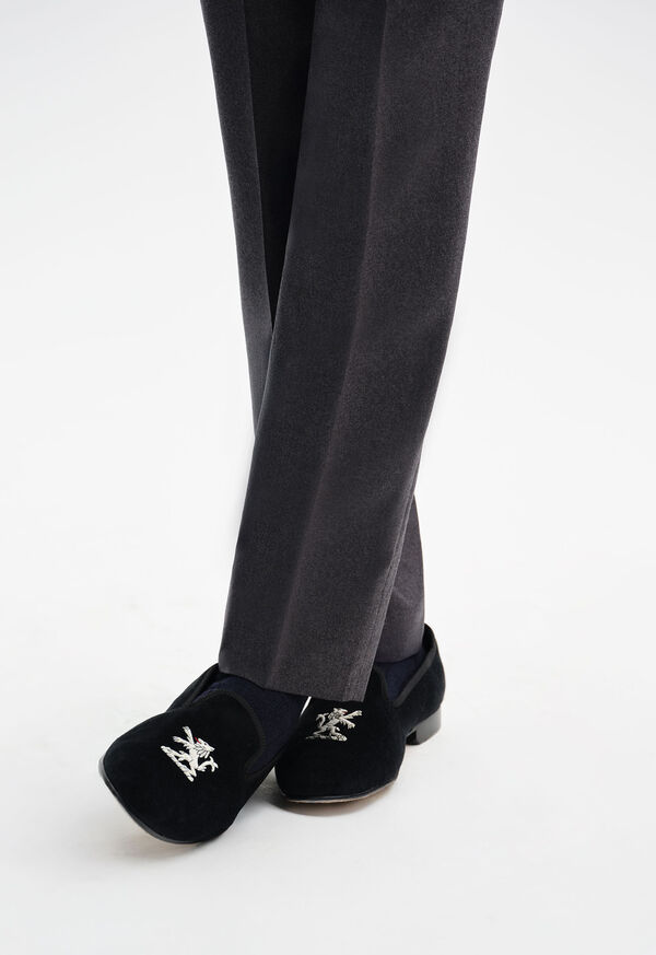 Paul Stuart Travis Velvet Lion Slip-on