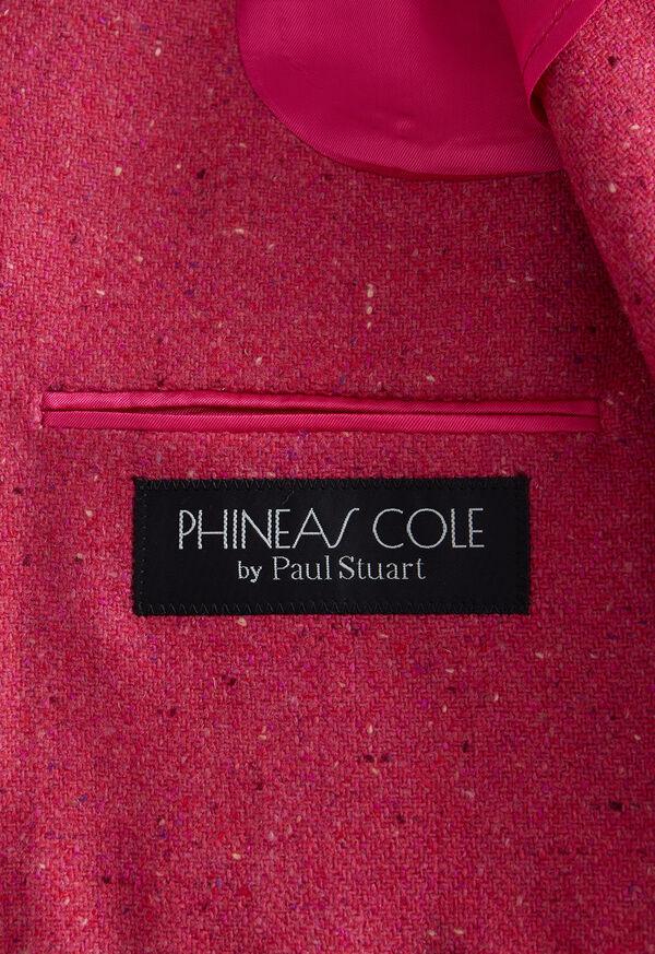 Paul Stuart Tweed Jacket With Suede Finishing