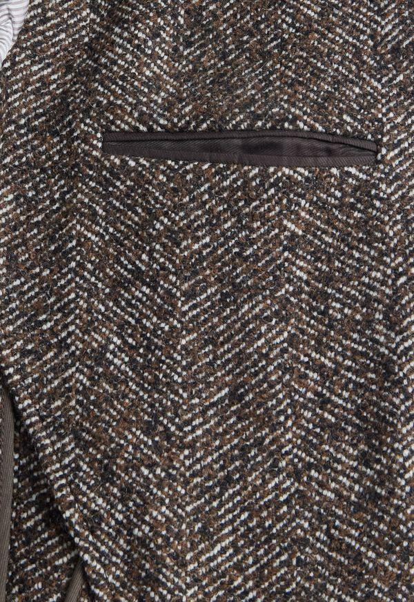 Paul Stuart Tweed Single Breasted Coat
