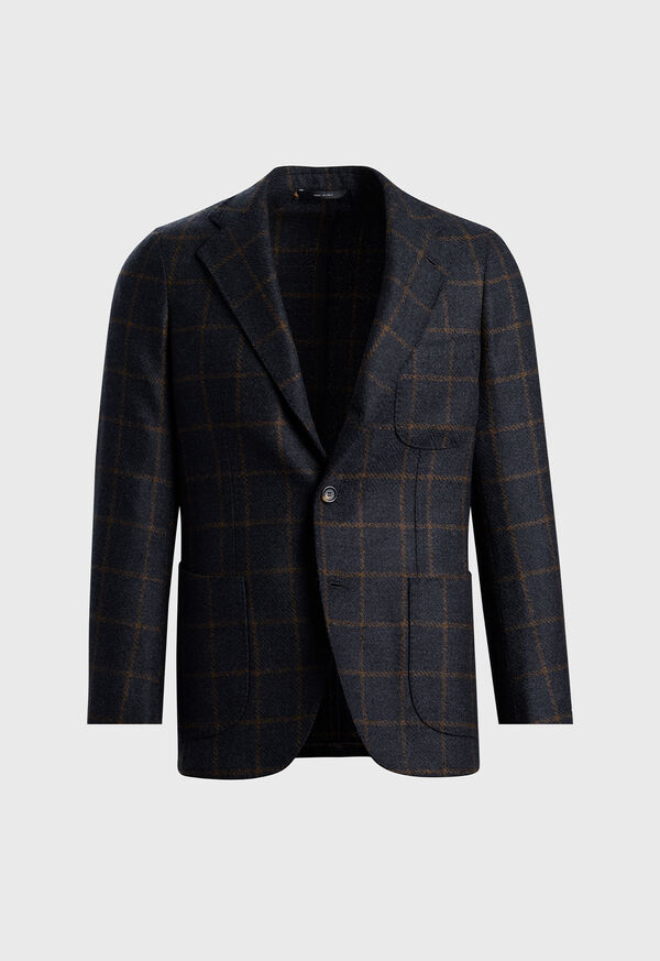 paul stuart Tweed Windowpane Jacket