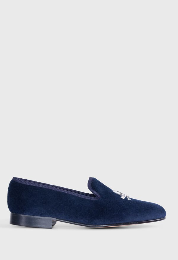 paul stuart Tyler Velvet Skull Slip-on