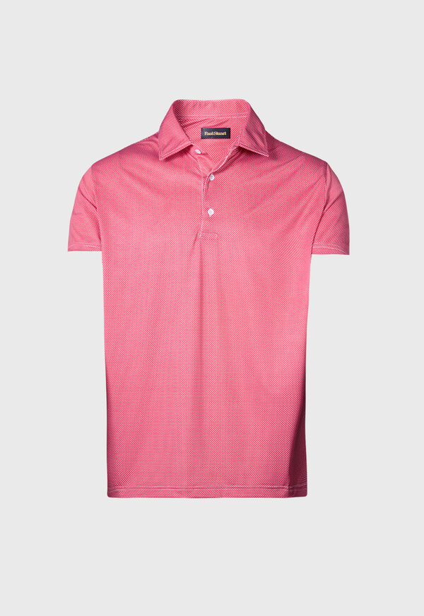 paul stuart Ultra Soft Deco Dot Performance Polo