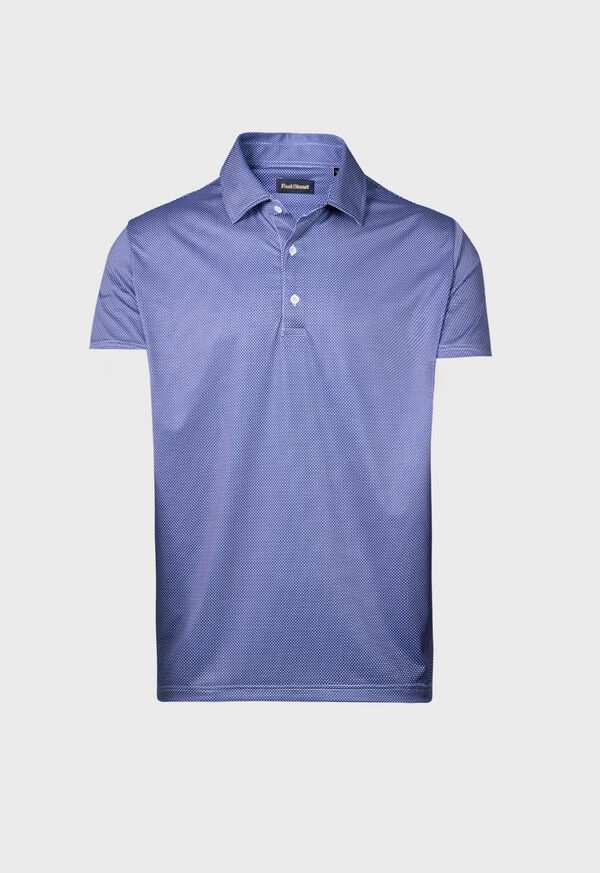 paul stuart Ultra Soft Deco Dot Performance Polo