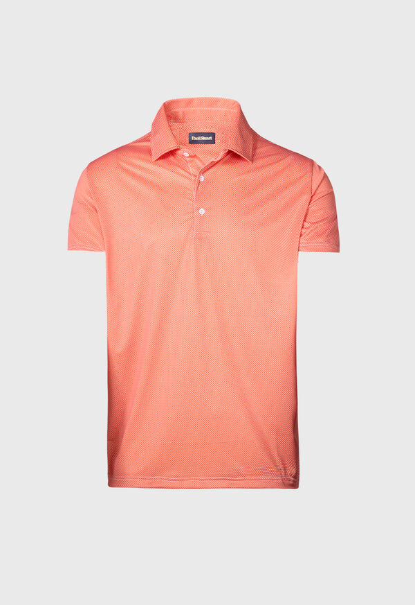 paul stuart Ultra Soft Deco Dot Performance Polo