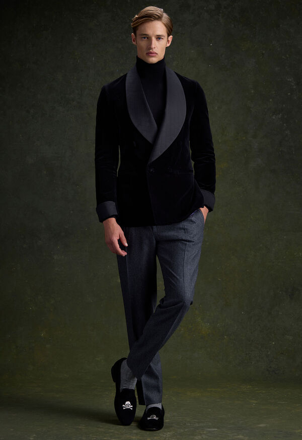 Paul Stuart Velvet Shawl Collar Dinner Jacket