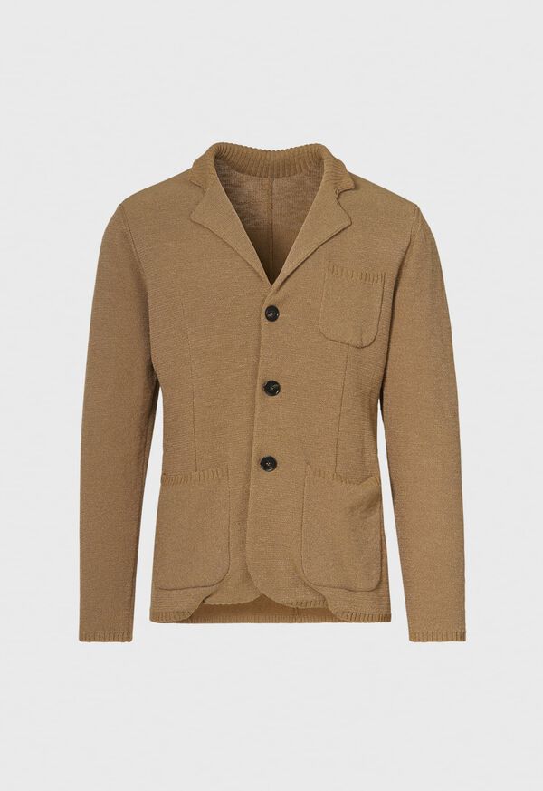 Paul Stuart Washed Bouclé Knit Jacket