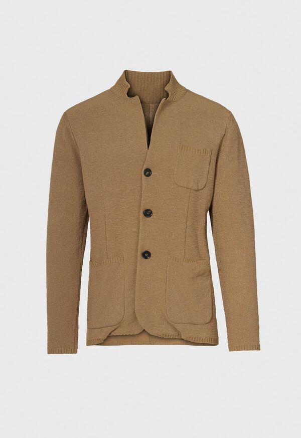 paul stuart Washed Bouclé Knit Jacket