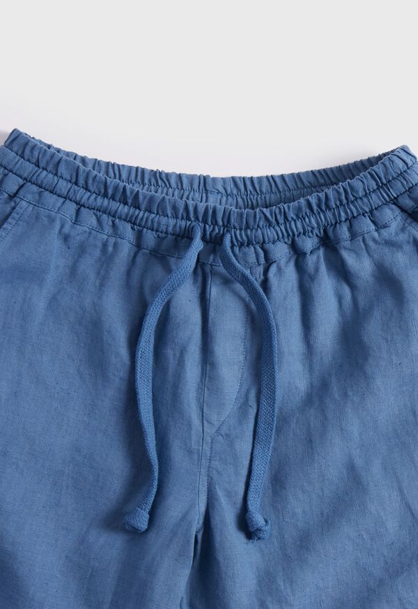 Paul Stuart Washed Linen Bermuda Shorts