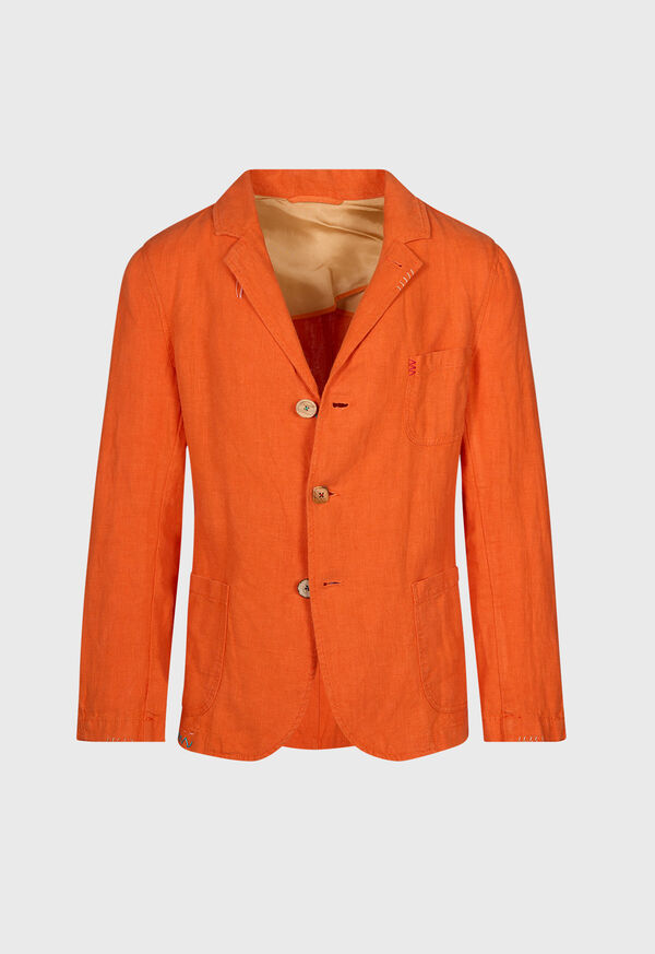 paul stuart Washed Linen Jacket