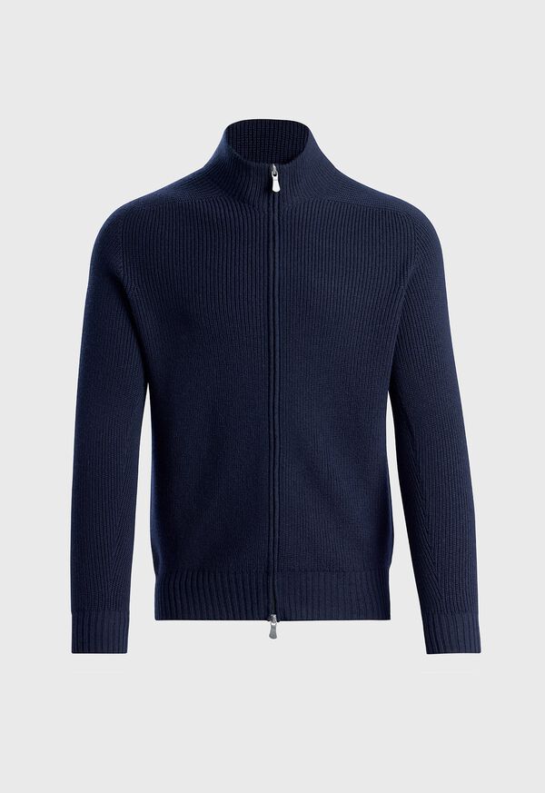 paul stuart Water Repellent Wool Cardigan