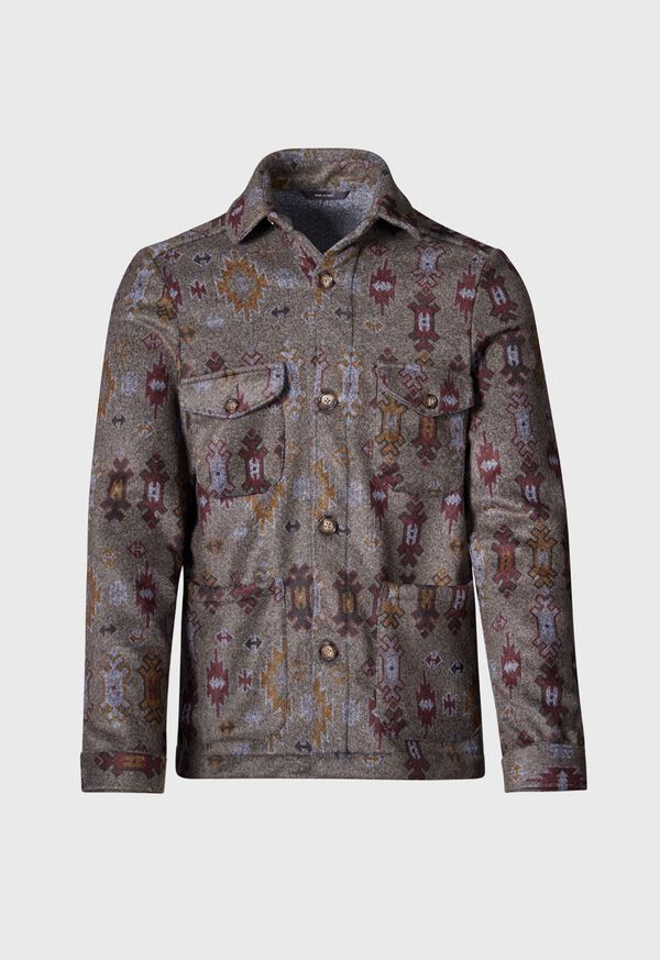 paul stuart Western Print Shirt Jacket