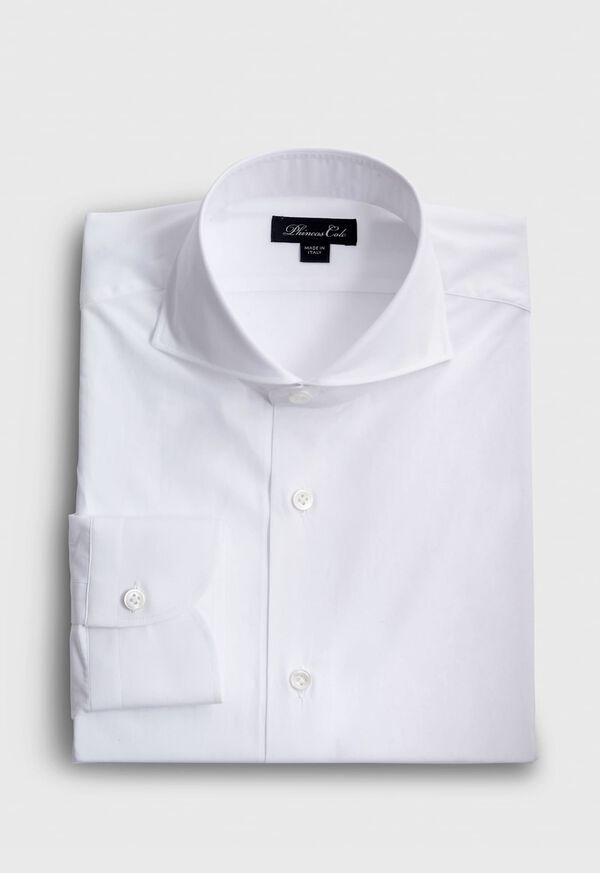 paul stuart White Spread Collar Shirt