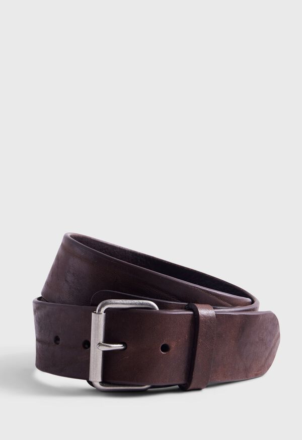 paul stuart Wide Vintage Leather Belt