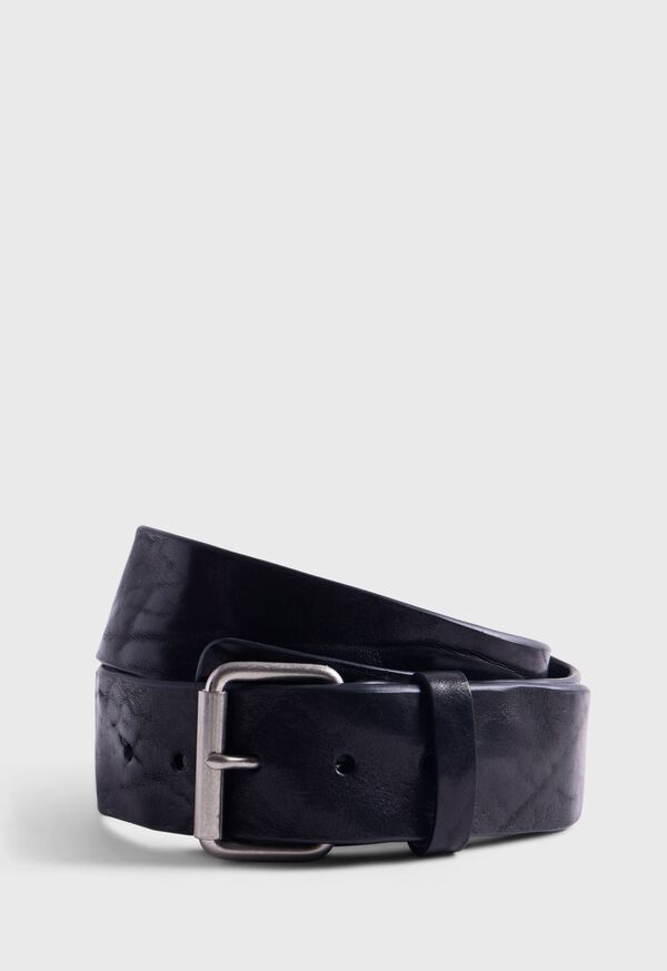 paul stuart Wide Vintage Leather Belt