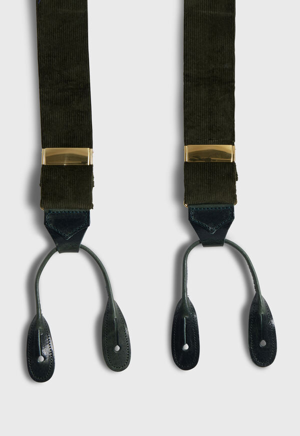 Paul Stuart Wide Wale Corduroy Suspenders