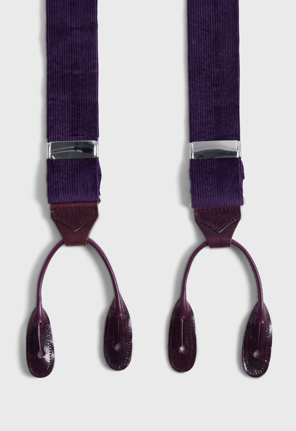 Paul Stuart Wide Wale Corduroy Suspenders