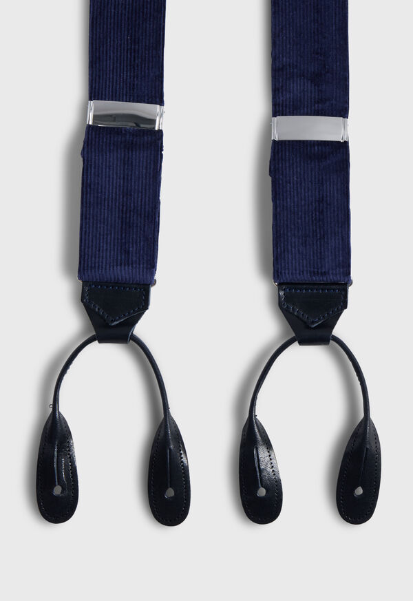 Paul Stuart Wide Wale Corduroy Suspenders