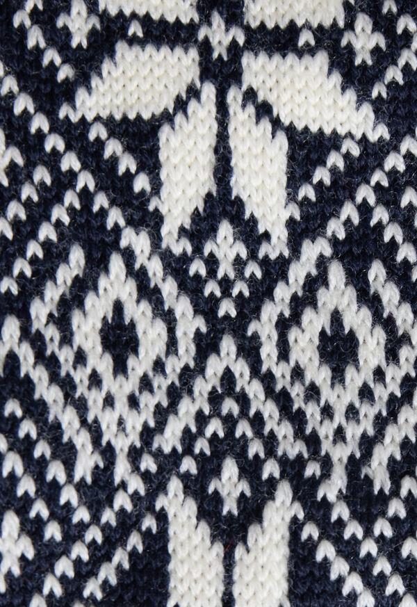 Paul Stuart Wool Blend Snowflake Sock