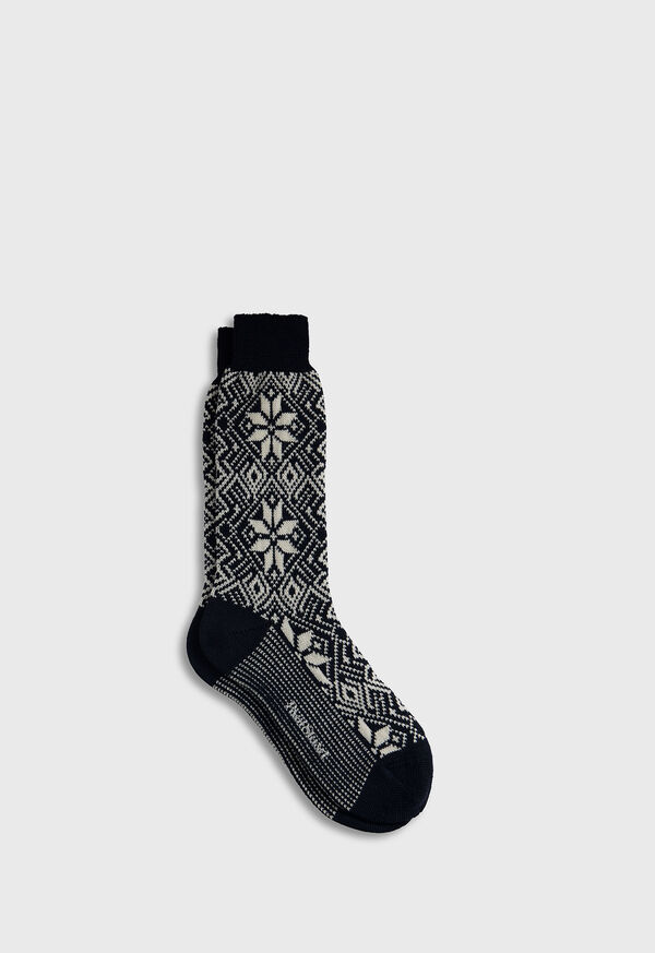 paul stuart Wool Blend Snowflake Sock