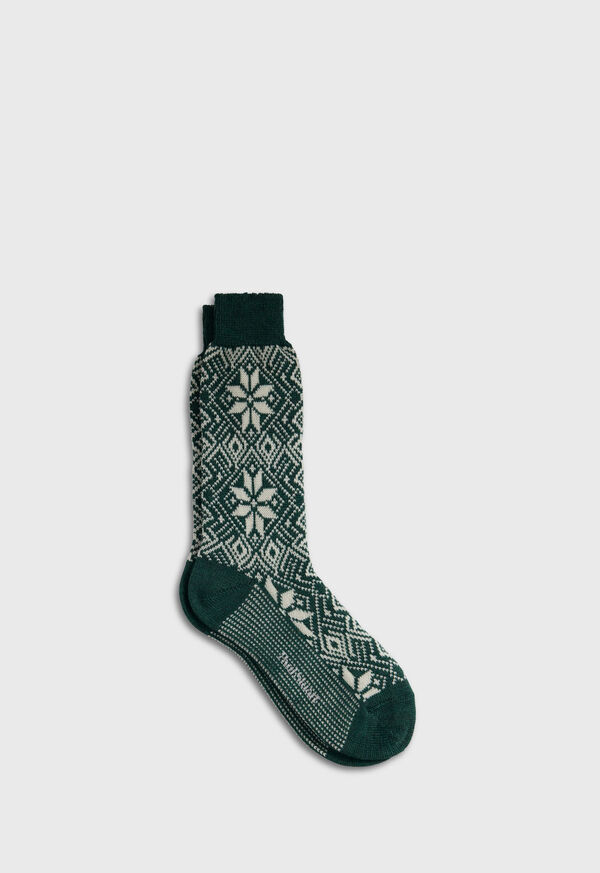 paul stuart Wool Blend Snowflake Sock