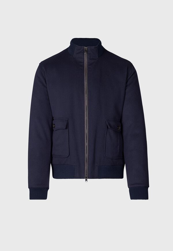 paul stuart Wool Bomber Jacket