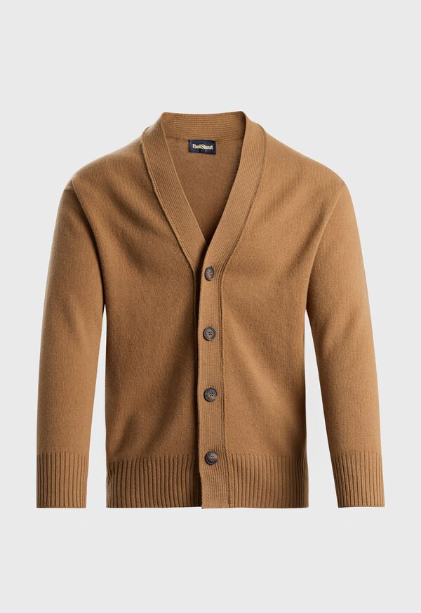 paul stuart Wool Button-Up Cardigan