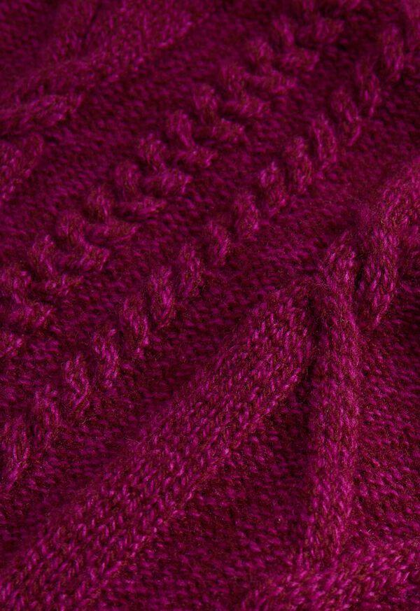 Paul Stuart Wool Cable Knit Crew Neck Pullover