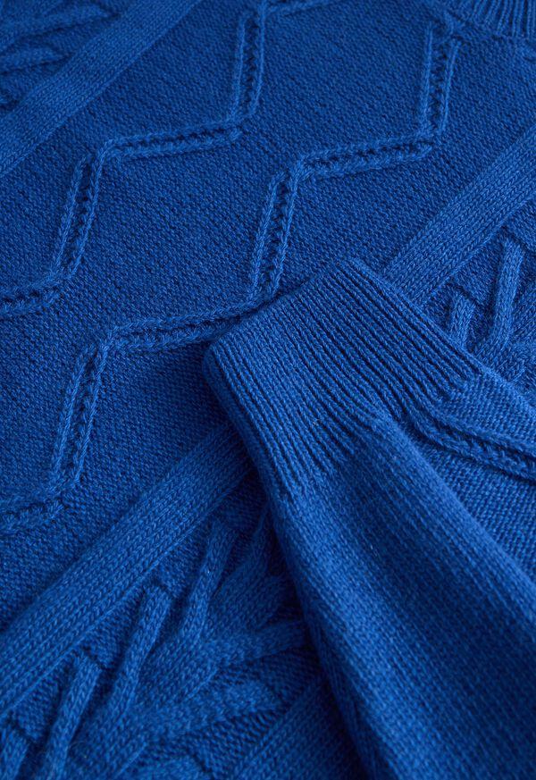 Paul Stuart Wool & Cashmere Cable Crewneck