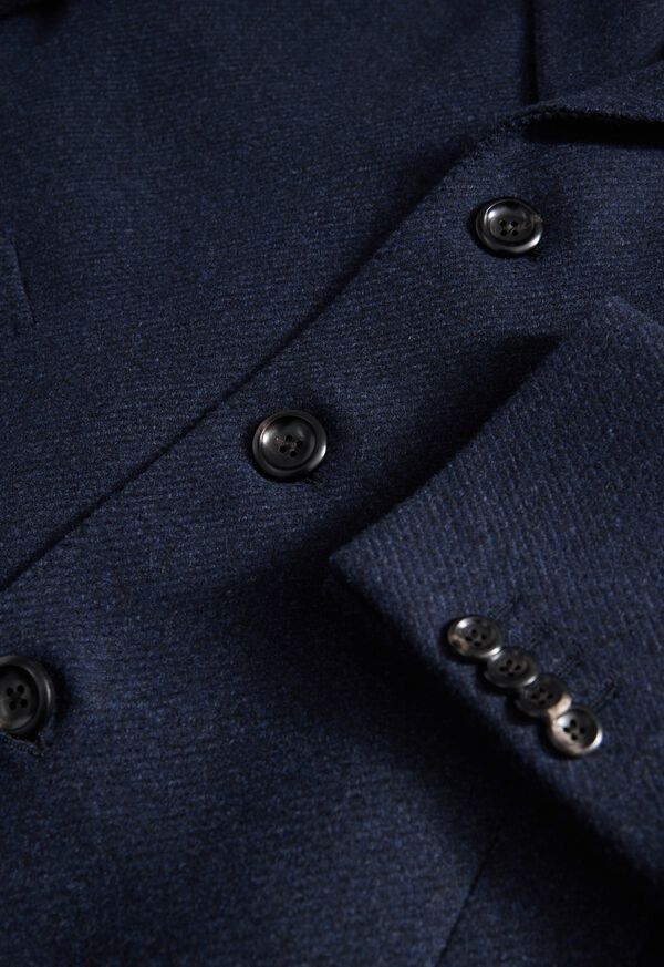 Paul Stuart Wool & Cashmere Coat With Gilet