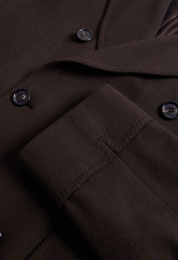 Paul Stuart Wool & Cashmere Double Breasted Coat