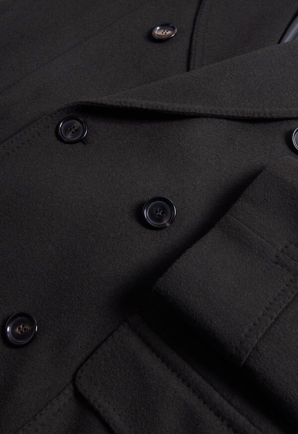Paul Stuart Wool & Cashmere Double Breasted Coat