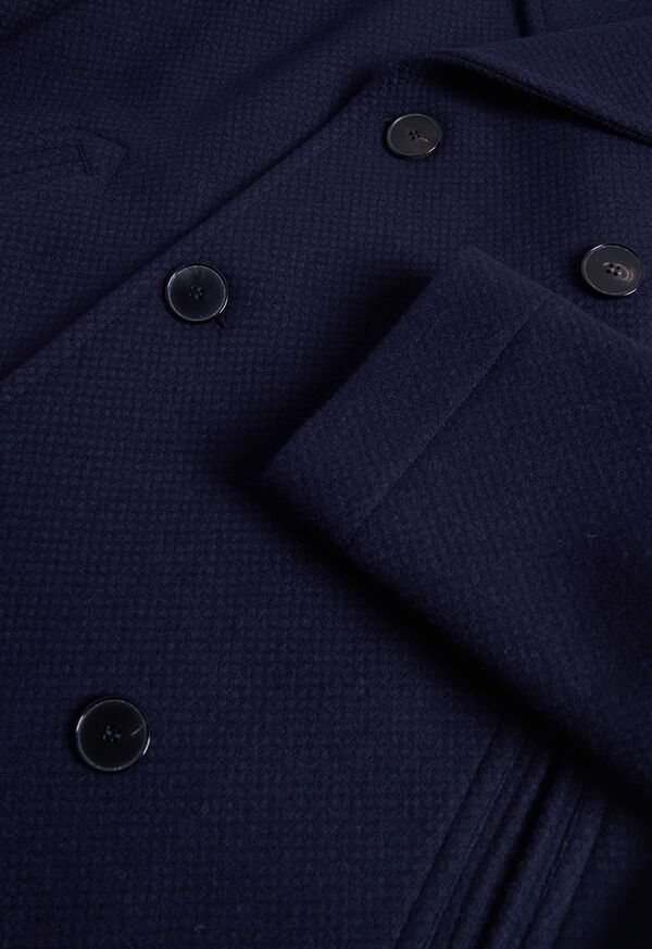 Paul Stuart Wool & Cashmere Double Breasted Coat