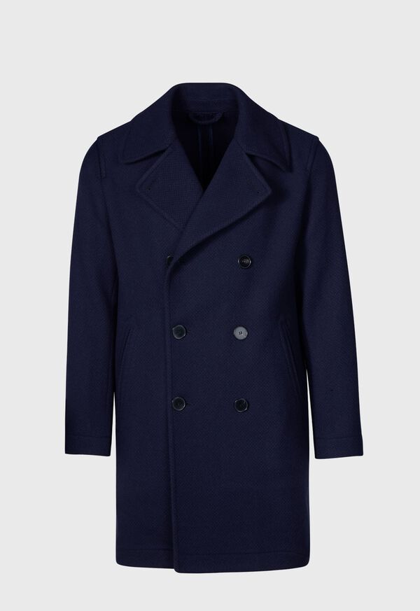 paul stuart Wool & Cashmere Double Breasted Coat