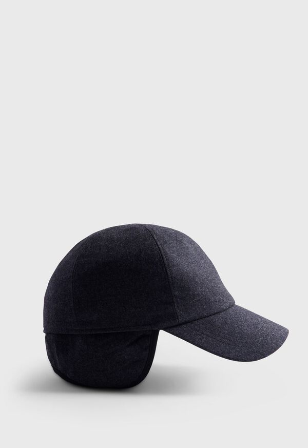 Paul Stuart Wool & Cashmere Flannel Baseball Cap