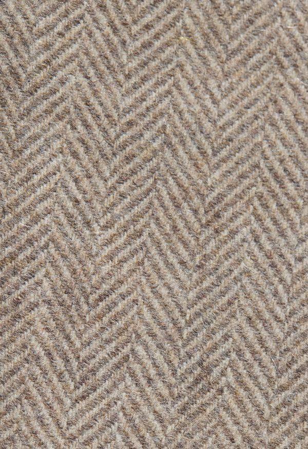 Paul Stuart Wool & Cashmere Herringbone Trouser