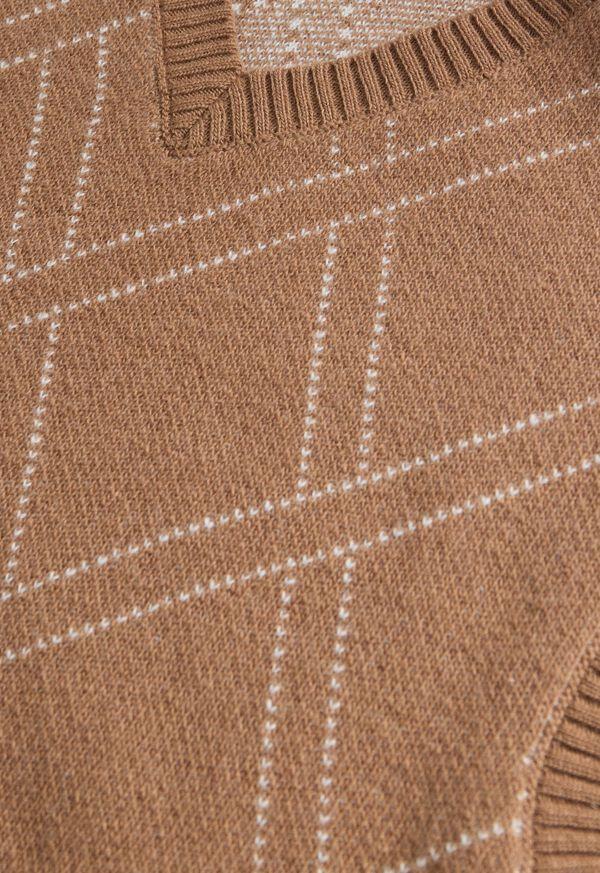Paul Stuart Wool & Cashmere Jacquard Vest