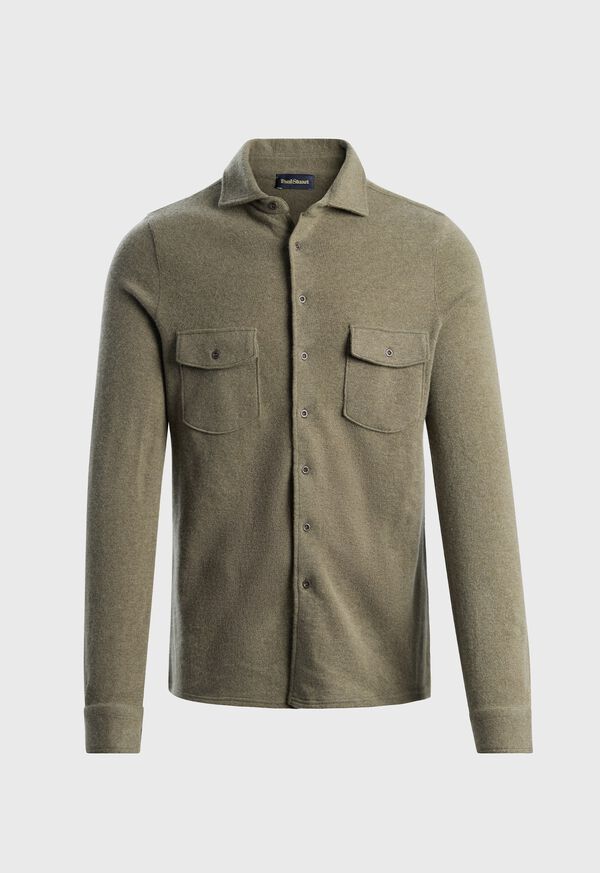 paul stuart Wool & Cashmere Knitted Shirt