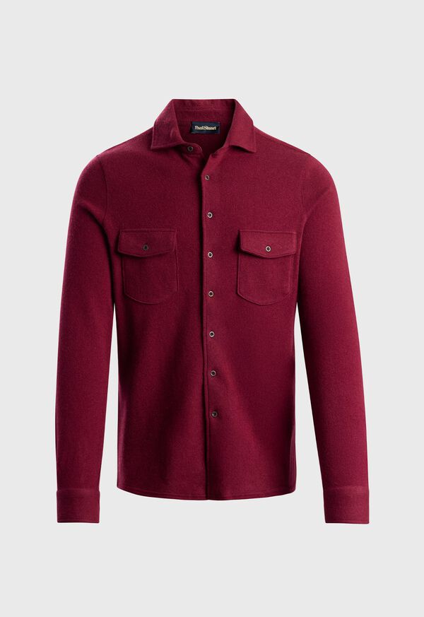 paul stuart Wool & Cashmere Knitted Shirt