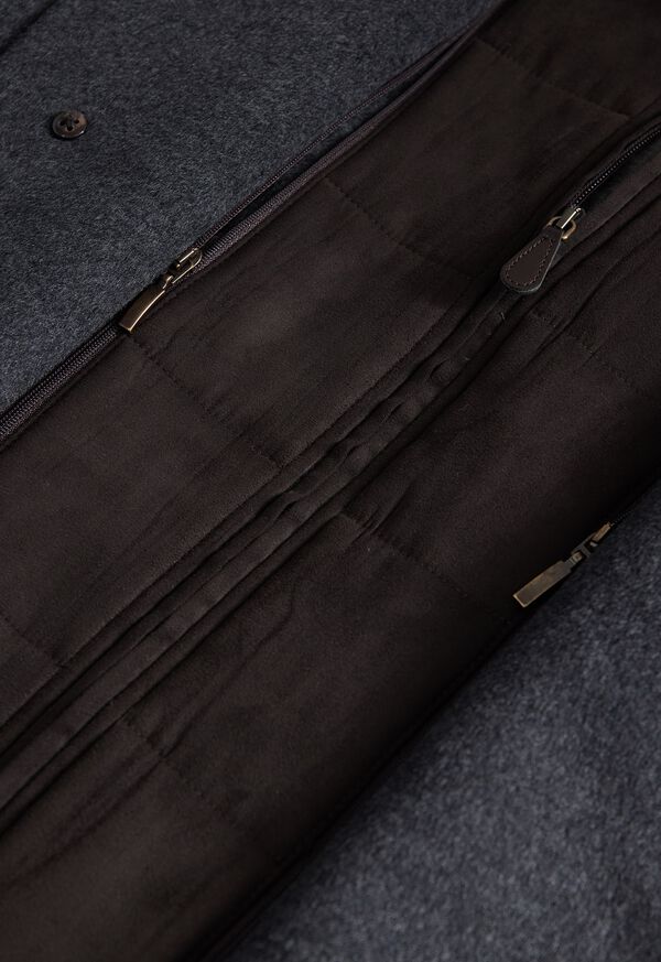 Paul Stuart Wool & Cashmere Overcoat With Gilet