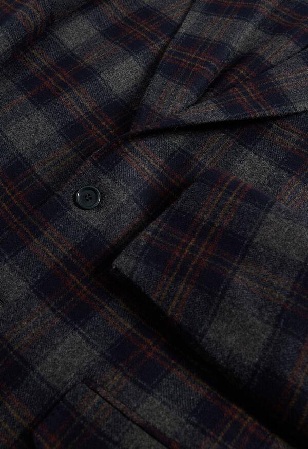 Paul Stuart Wool & Cashmere Plaid Jacket