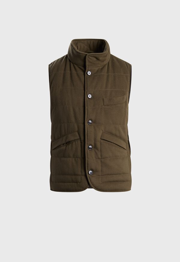 paul stuart Wool & Cashmere Quilted Vest