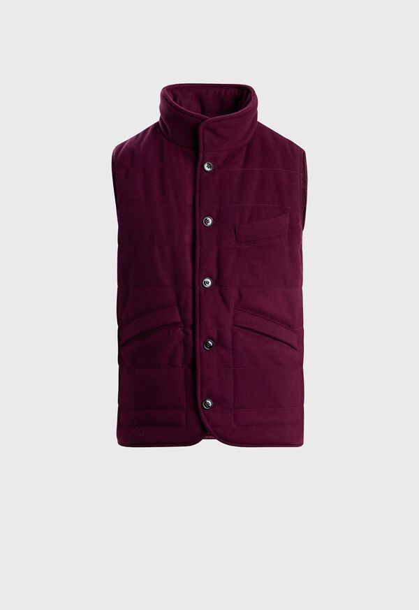 paul stuart Wool & Cashmere Quilted Vest