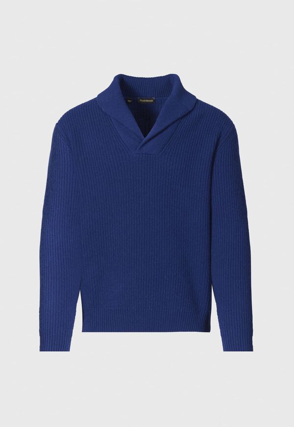 paul stuart Wool & Cashmere Shawl Collar Sweater