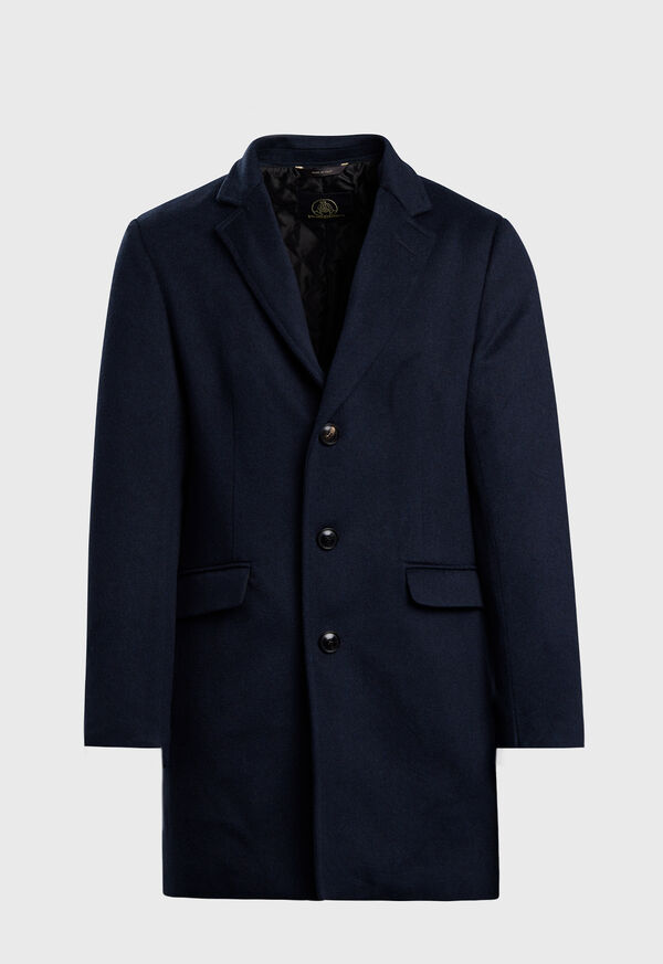 Paul Stuart Wool Coat With Shearling Gilet