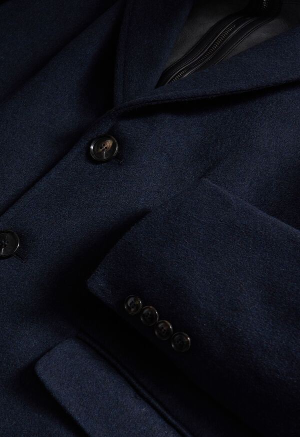 Paul Stuart Wool Coat With Shearling Gilet