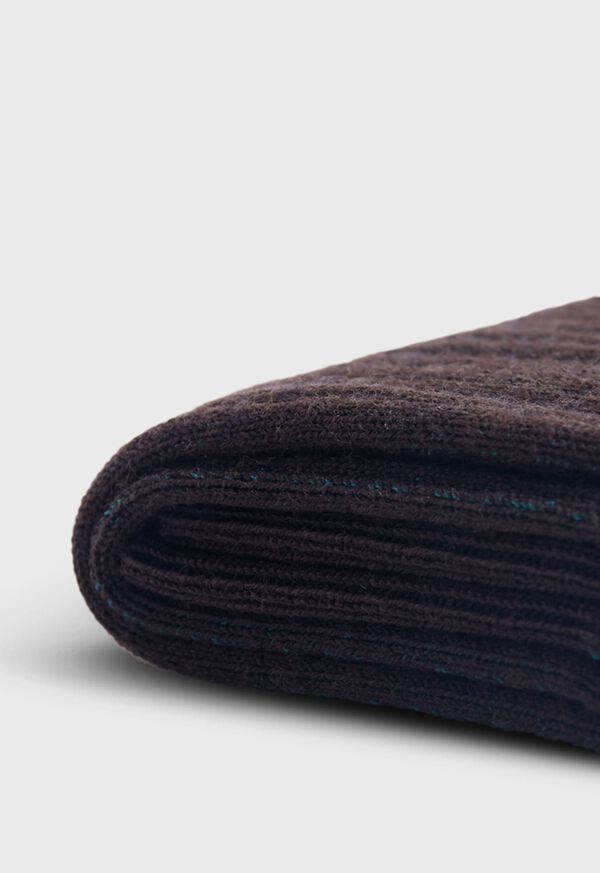 Paul Stuart Wool & Cotton Shadow Stripe Sock