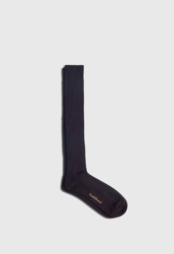 Paul Stuart Wool & Cotton Shadow Stripe Sock
