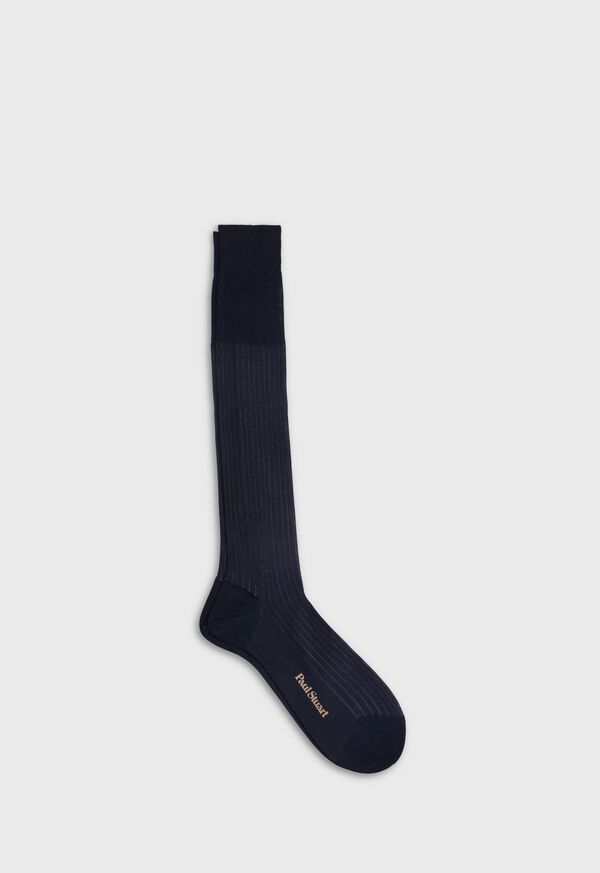 paul stuart Wool/Cotton Shadow Stripe Sock