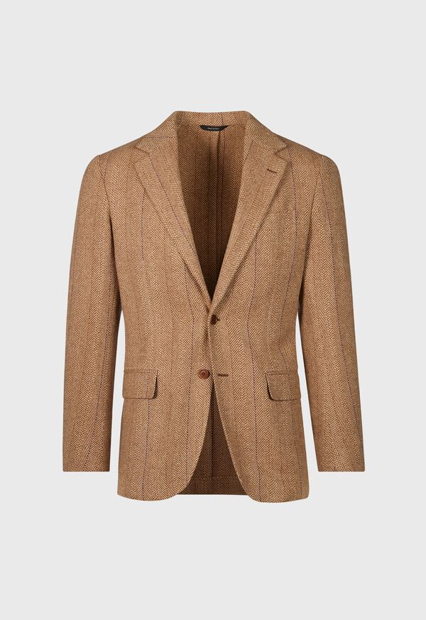 paul stuart Wool Deco Herringbone Jacket