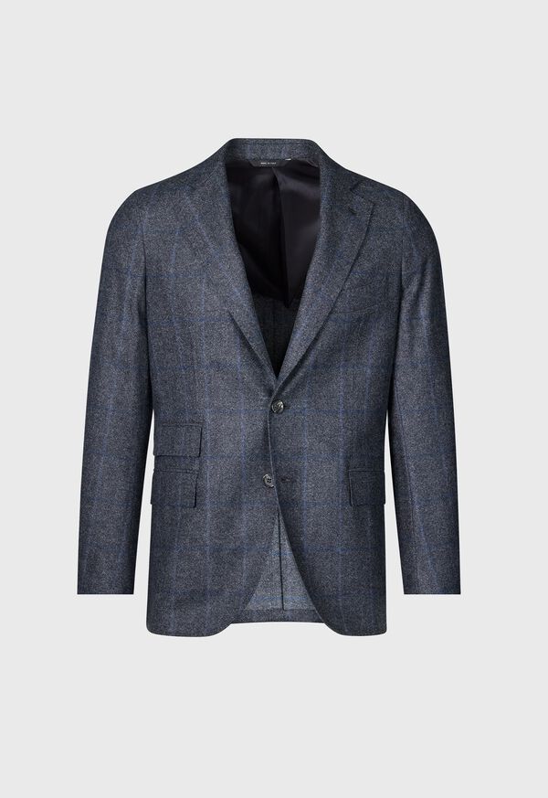 Paul Stuart Wool Deco Windowpane Suit